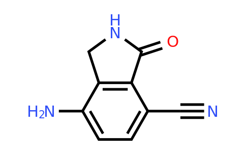 CAS 1370467-87-0 | 7-Amino-3-oxoisoindoline-4-carbonitrile