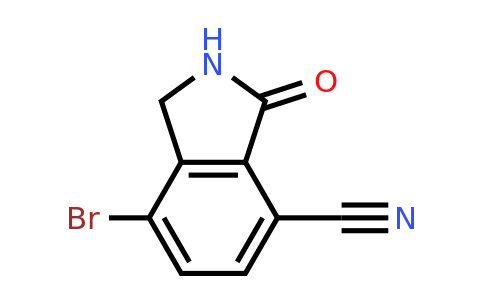 CAS 1370467-88-1 | 7-Bromo-3-oxoisoindoline-4-carbonitrile