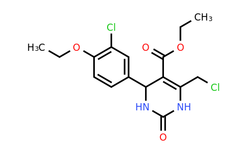 CAS 1370592-94-1 | Ethyl 4-(3-chloro-4-ethoxyphenyl)-6-(chloromethyl)-2-oxo-1,2,3,4-tetrahydropyrimidine-5-carboxylate