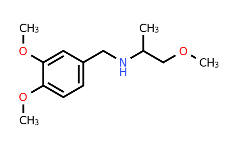 CAS 137071-61-5 | N-(3,4-Dimethoxybenzyl)-1-methoxypropan-2-amine