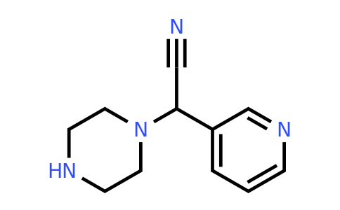 CAS 137075-14-0 | 2-(Piperazin-1-YL)-2-(pyridin-3-YL)acetonitrile
