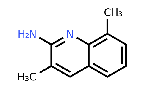 2-Amino-3,8-dimethylquinoline