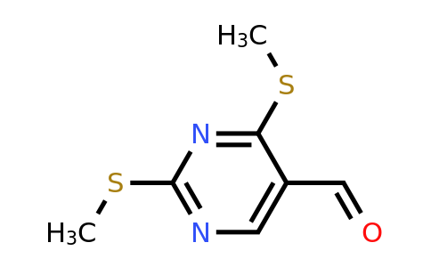 CAS 1372096-40-6 | 2,4-Bis(methylthio)pyrimidine-5-carbaldehyde