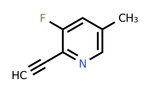 CAS 1372103-91-7 | 2-Ethynyl-3-fluoro-5-methylpyridine