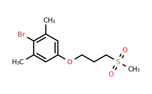 CAS 1372195-69-1 | 2-bromo-1,3-dimethyl-5-(3-(methylsulfonyl)propoxy)benzene