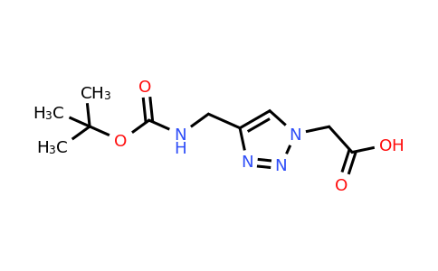 CAS 1372405-93-0 | 2-[4-({[(tert-butoxy)carbonyl]amino}methyl)-1H-1,2,3-triazol-1-yl]acetic acid