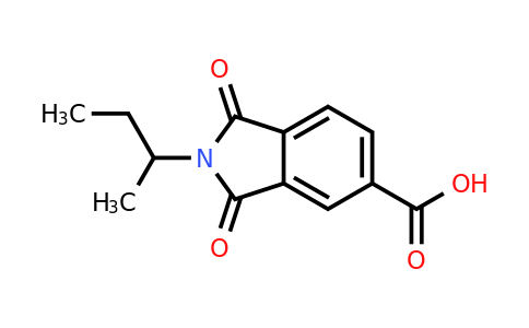 CAS 137247-87-1 | 2-(sec-Butyl)-1,3-dioxoisoindoline-5-carboxylic acid
