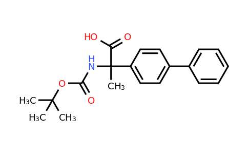 CAS 137255-86-8 | 2-Biphenyl-4-YL-2-tert-butoxycarbonylamino-propionic acid