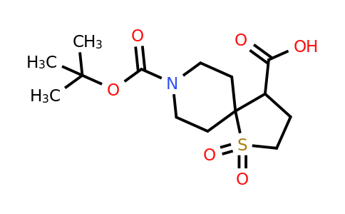 CAS 1373028-36-4 | 8-tert-butoxycarbonyl-1,1-dioxo-1thia-8-azaspiro[4.5]decane-4-carboxylic acid