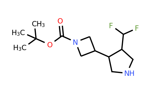 CAS 1373028-49-9 | tert-Butyl 3-(4-(difluoromethyl)pyrrolidin-3-yl)azetidine-1-carboxylate