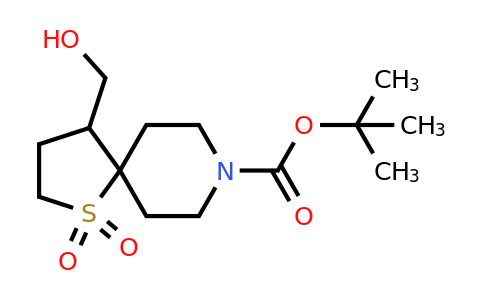 CAS 1373028-67-1 | tert-butyl 4-(hydroxymethyl)-1-thia-8-azaspiro[4.5]decane-8-carboxylate 1,1-dioxide
