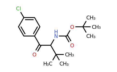 CAS 1373046-71-9 | tert-butyl (1-(4-chlorophenyl)-3,3-dimethyl-1-oxobutan-2-yl)carbamate