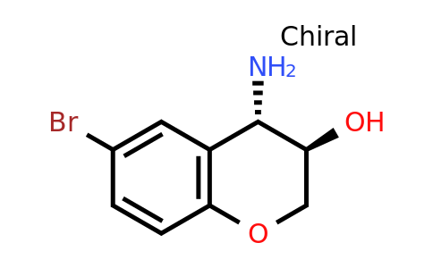 CAS 1373215-22-5 | (3R,4S)-4-amino-6-bromo-3,4-dihydro-2H-1-benzopyran-3-ol