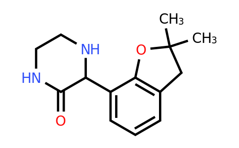 CAS 1373221-30-7 | 3-(2,2-dimethyl-2,3-dihydro-1-benzofuran-7-yl)piperazin-2-one