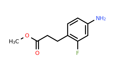 CAS 1373223-14-3 | 3-(4-Amino-2-fluoro-phenyl)-propionic acid methyl ester