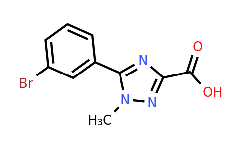CAS 1373223-21-2 | 5-(3-bromophenyl)-1-methyl-1H-1,2,4-triazole-3-carboxylic acid