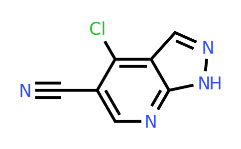 4-​chloro-​1h-​pyrazolo[3,​4-​b]​pyridine-​5-​carbonitrile