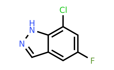 CAS 1373223-64-3 | 7-Chloro-5-fluoro-1H-indazole