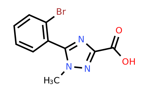 CAS 1373223-67-6 | 5-(2-bromophenyl)-1-methyl-1H-1,2,4-triazole-3-carboxylic acid