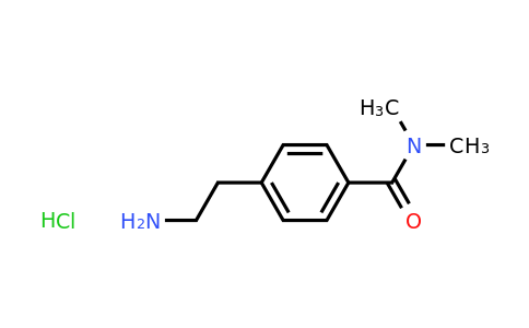 CAS 1373223-74-5 | 4-(2-Amino-ethyl)-N,N-dimethyl-benzamide hydrochloride