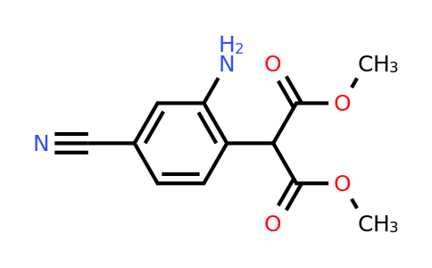 CAS 1373232-54-2 | 1,3-Dimethyl 2-(2-amino-4-cyanophenyl)propanedioate
