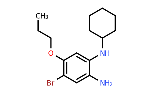 CAS 1373233-49-8 | 4-Bromo-1-N-cyclohexyl-5-propoxybenzene-1,2-diamine