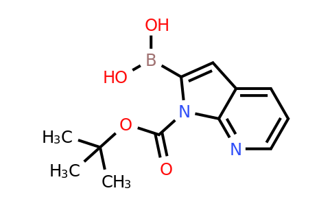 {1-[(tert-butoxy)carbonyl]-1H-pyrrolo[2,3-b]pyridin-2-yl}boronic acid