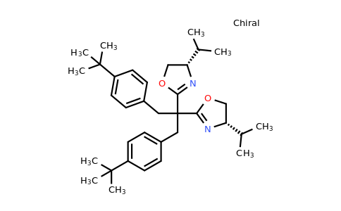 CAS 1373357-05-1 | (4S,4'S)-2,2'-(1,3-Bis(4-(tert-butyl)phenyl)propane-2,2-diyl)bis(4-isopropyl-4,5-dihydrooxazole)