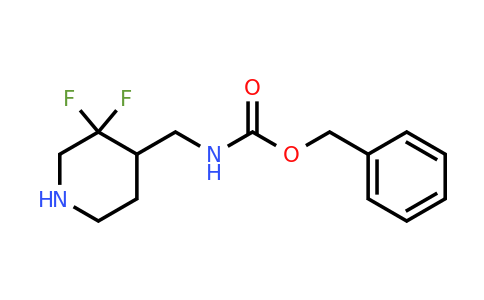 CAS 1373503-09-3 | benzyl N-[(3,3-difluoropiperidin-4-yl)methyl]carbamate