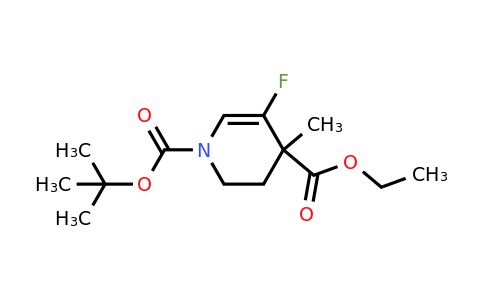 CAS 1373503-36-6 | 1-tert-Butyl 4-Ethyl 5-fluoro-4-methyl-3,4-dihydropyridine-1,4(2H)-dicarboxylate