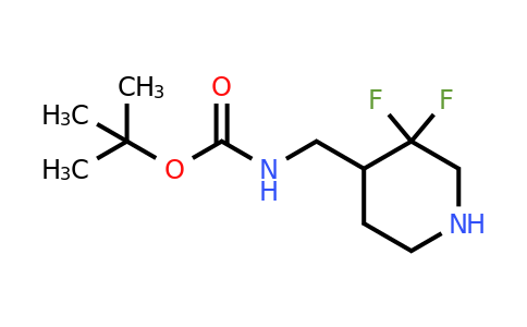 CAS 1373503-50-4 | tert-butyl N-[(3,3-difluoropiperidin-4-yl)methyl]carbamate