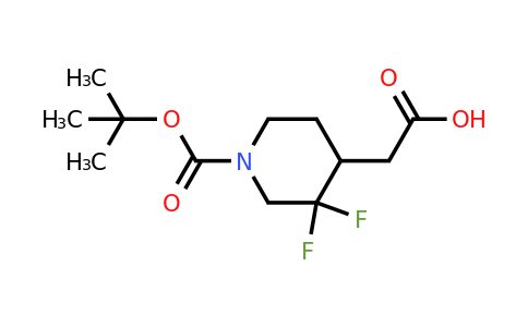 CAS 1373503-54-8 | 2-(1-(tert-Butoxycarbonyl)-3,3-difluoropiperidin-4-yl)acetic acid