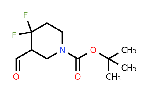 CAS 1373503-71-9 | tert-butyl 4,4-difluoro-3-formylpiperidine-1-carboxylate