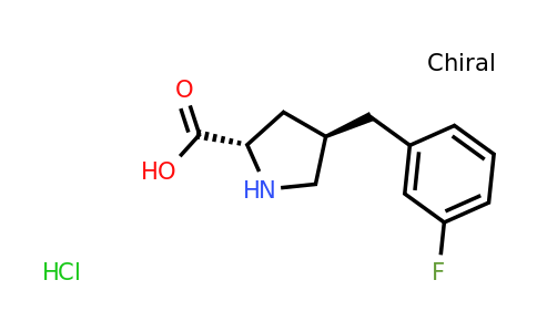 CAS 1373512-33-4 | (2S,4R)-4-(3-Fluorobenzyl)pyrrolidine-2-carboxylic acid hydrochloride