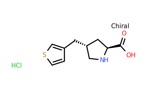 CAS 1373512-35-6 | (2S,4R)-4-(thiophen-3-ylmethyl)pyrrolidine-2-carboxylic acid hydrochloride