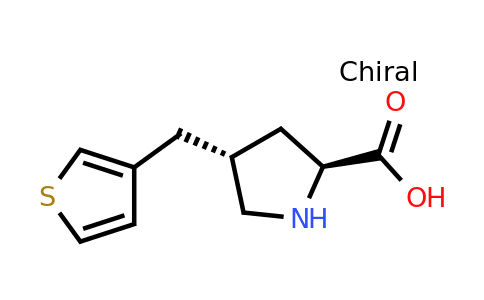 CAS 1373609-37-0 | (2S,4R)-4-(thiophen-3-ylmethyl)pyrrolidine-2-carboxylic acid