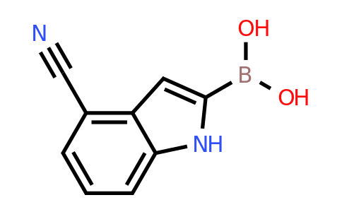 CAS 1373834-76-4 | 4-Cyano-1H-indole-2-boronic acid