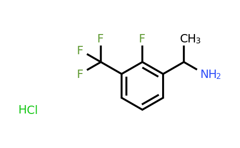 CAS 1373865-76-9 | 1-(2-Fluoro-3-(trifluoromethyl)phenyl)ethanamine hydrochloride