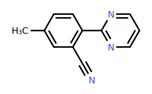 CAS 1373917-20-4 | 5-Methyl-2-(pyrimidin-2-yl)benzonitrile