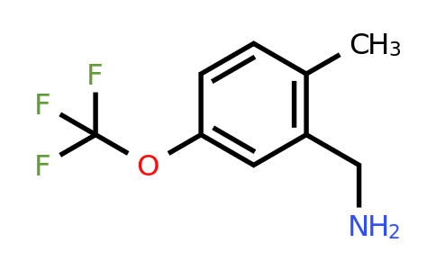 CAS 1373920-87-6 | (2-Methyl-5-(trifluoromethoxy)phenyl)methanamine