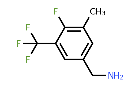 CAS 1373921-00-6 | (4-Fluoro-3-methyl-5-(trifluoromethyl)phenyl)methanamine