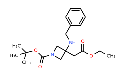 CAS 1373923-04-6 | tert-Butyl 3-(benzylamino)-3-(2-ethoxy-2-oxoethyl)azetidine-1-carboxylate