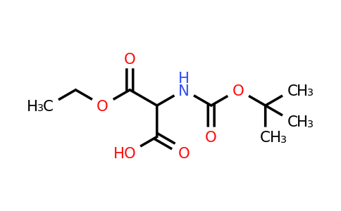 CAS 137401-45-7 | 2-tert-Butoxycarbonylamino-malonic acid monoethyl ester