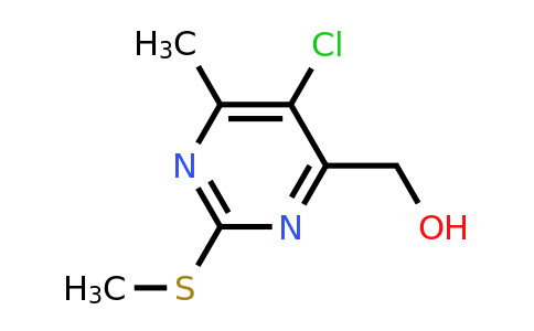 CAS 1374134-63-0 | (5-Chloro-6-methyl-2-(methylthio)pyrimidin-4-yl)methanol