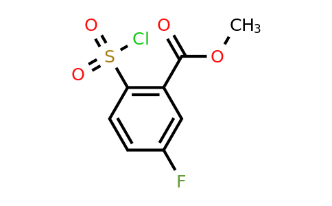 CAS 1374249-78-1 | methyl 2-(chlorosulfonyl)-5-fluorobenzoate
