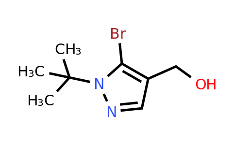 (5-bromo-1-(tert-butyl)-1H-pyrazol-4-yl)methanol