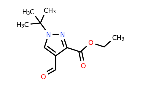 CAS 1374258-06-6 | Ethyl 1-(tert-butyl)-4-formyl-1H-pyrazole-3-carboxylate