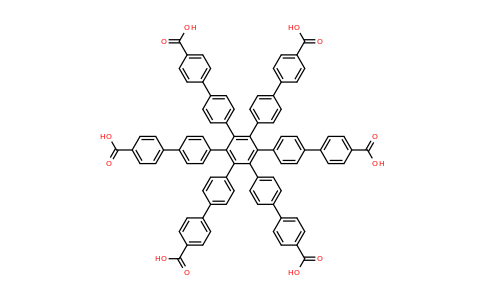 CAS 1374404-53-1 | [1,1':4',1'':2'',1''':4''',1''''-Quinquephenyl]-4,4''''-dicarboxylic acid, 3'',4'',5'',6''-tetrakis(4'-carboxy[1,1'-biphenyl]-4-yl)-