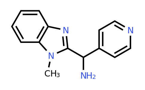 CAS 13745-30-7 | C-(1-Methyl-1H-benzoimidazol-2-yl)-C-pyridin-4-yl-methylamine