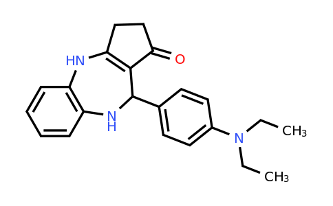 CAS 1374509-51-9 | 10-(4-(Diethylamino)phenyl)-2,3,9,10-tetrahydrobenzo[b]cyclopenta[e][1,4]diazepin-1(4H)-one